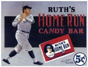 Babe Ruth Candy Bar Ad